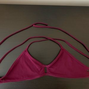 Jolyn Maroon Vent Top